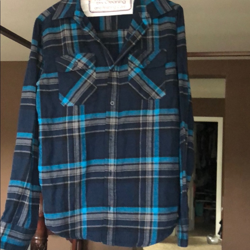 Boys Tony Hawk flannel shirt